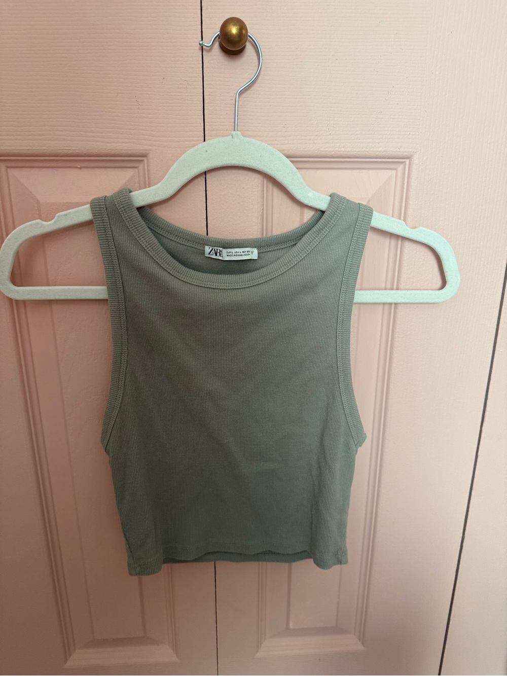 Zara cropped tank
